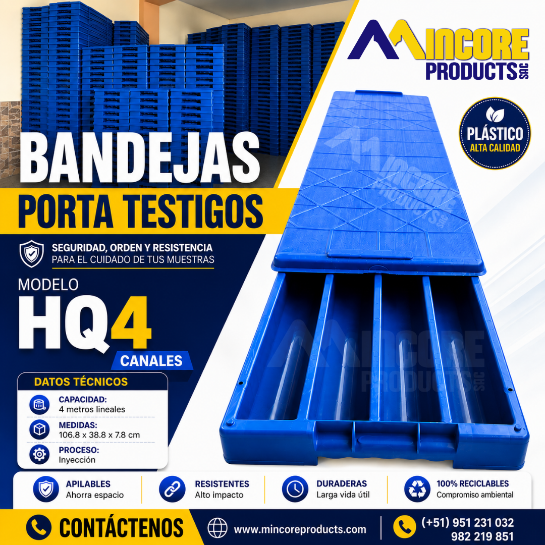 BANDEJAS PORTA TESTIGOS HQ – MINCORE PRODUCTS