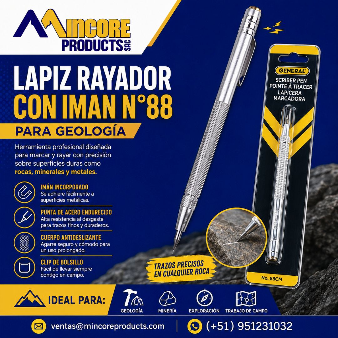 Lápiz Rayador con Imán N.° 88 – Precisión y Durabilidad para Trabajos Técnicos