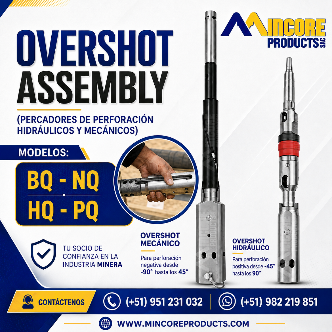 OVERSHOT ASSEMBLY | PERCADORES DE PERFORACIÓN HIDRÁULICOS Y MECÁNICOS