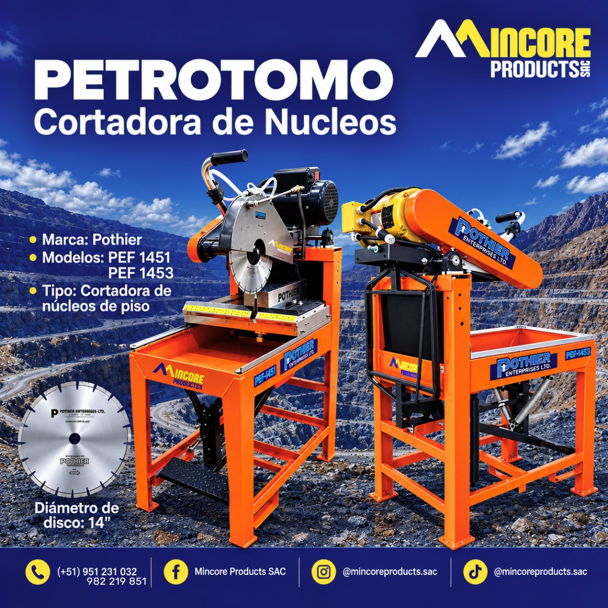 𝗣𝗘𝗧𝗥𝗢𝗧𝗢𝗠𝗢 – 𝗖𝗢𝗥𝗧𝗔𝗗𝗢𝗥𝗔 𝗗𝗘 𝗡𝗨́𝗖𝗟𝗘𝗢𝗦 𝗠𝗜𝗡𝗖𝗢𝗥𝗘 𝗣𝗥𝗢𝗗𝗨𝗖𝗧𝗦